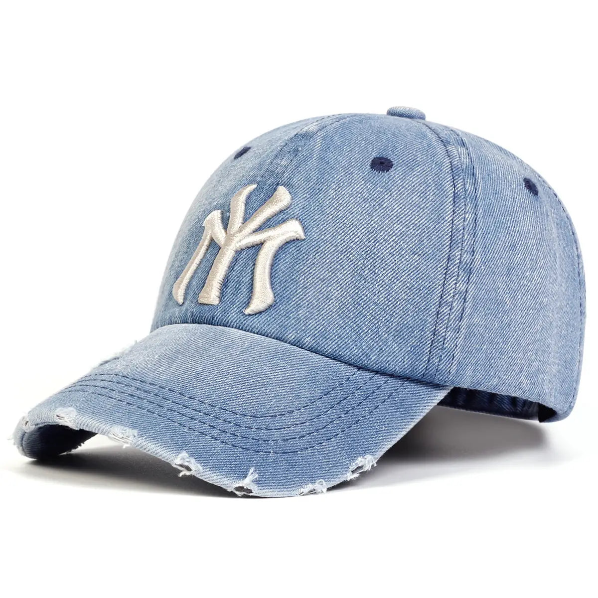 Men's Unisex Distressed Denim Baseball Cap