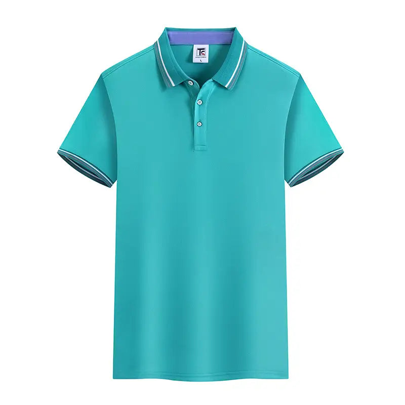 Classic Contrast Stripe Polo Shirt