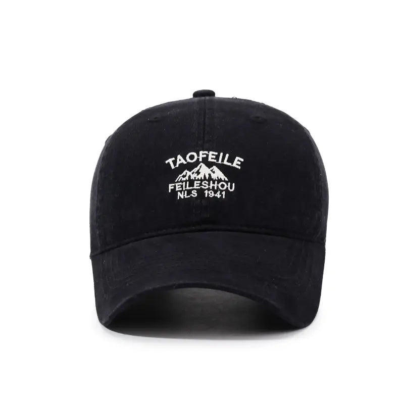 Women's Vintage Mountain Embroidery Dad Hat