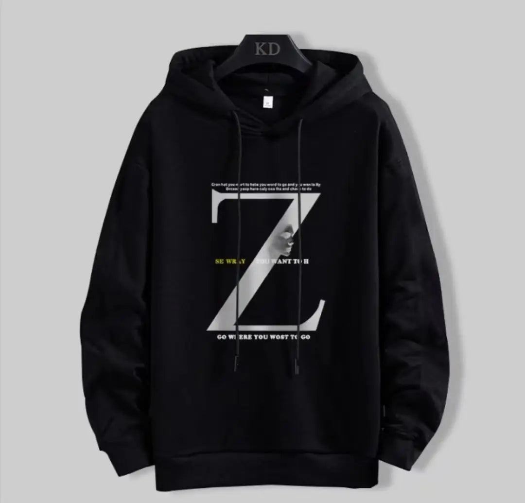 Aesthetic "Z" Graphic Oversized Hoodie
