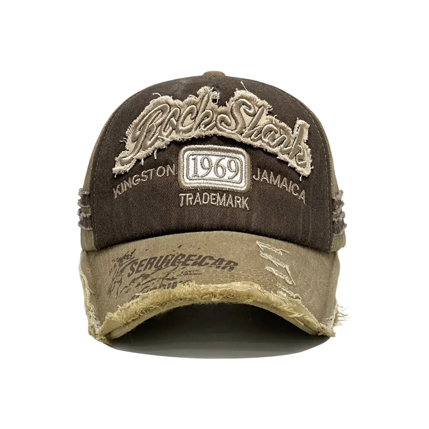 Vintage Distressed "Rock Shark 1969" Baseball Cap