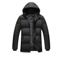 Men's Thermal Fleece-Lined Hooded Puffer Jacket