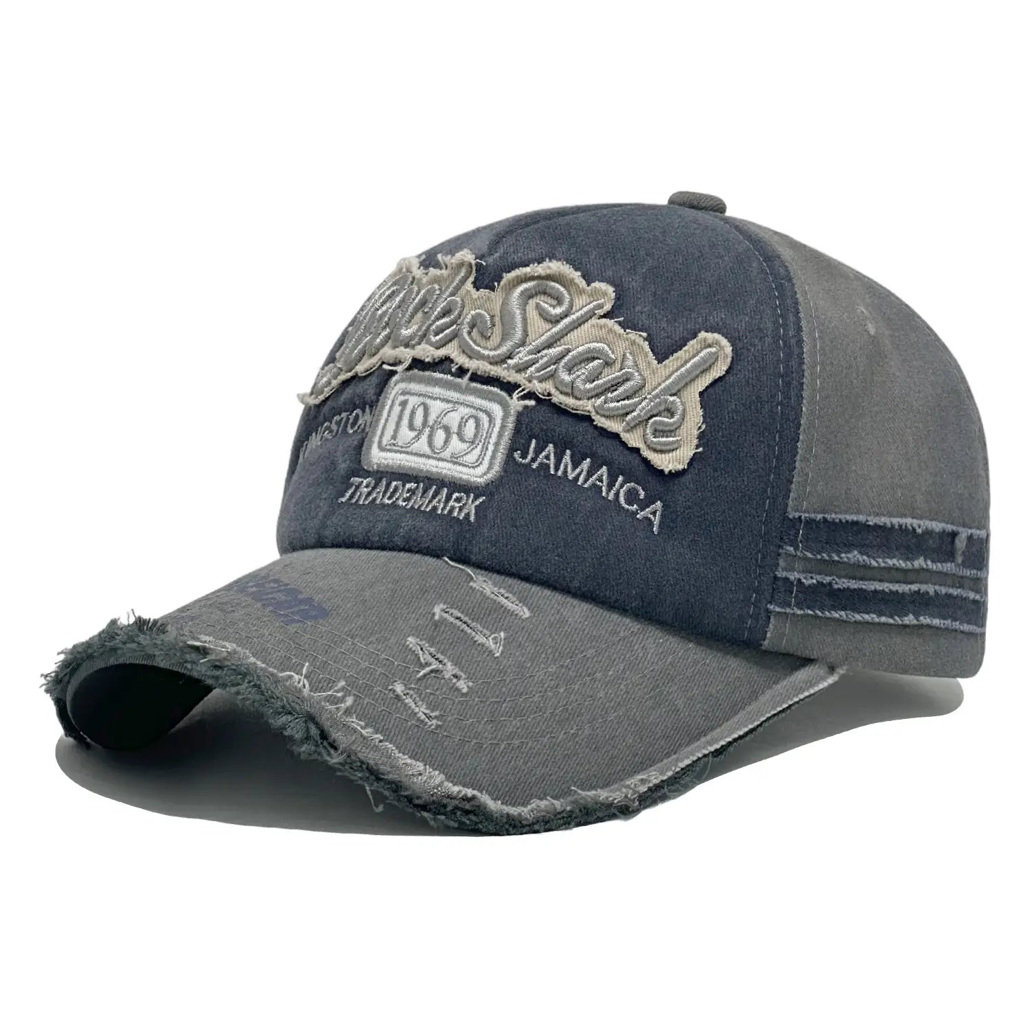 Vintage Distressed "Rock Shark 1969" Baseball Cap