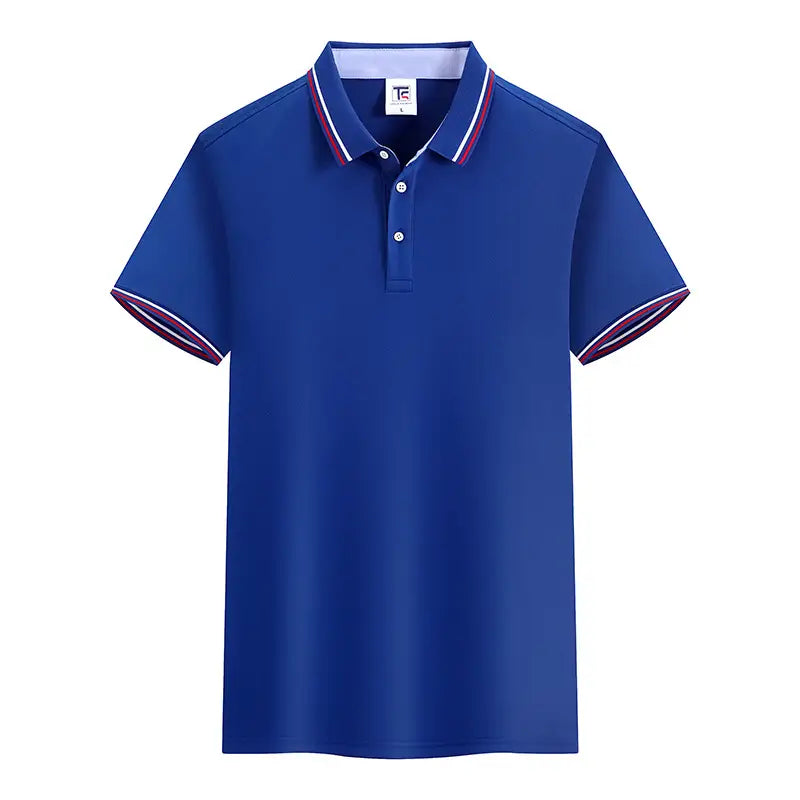 Classic Contrast Stripe Polo Shirt