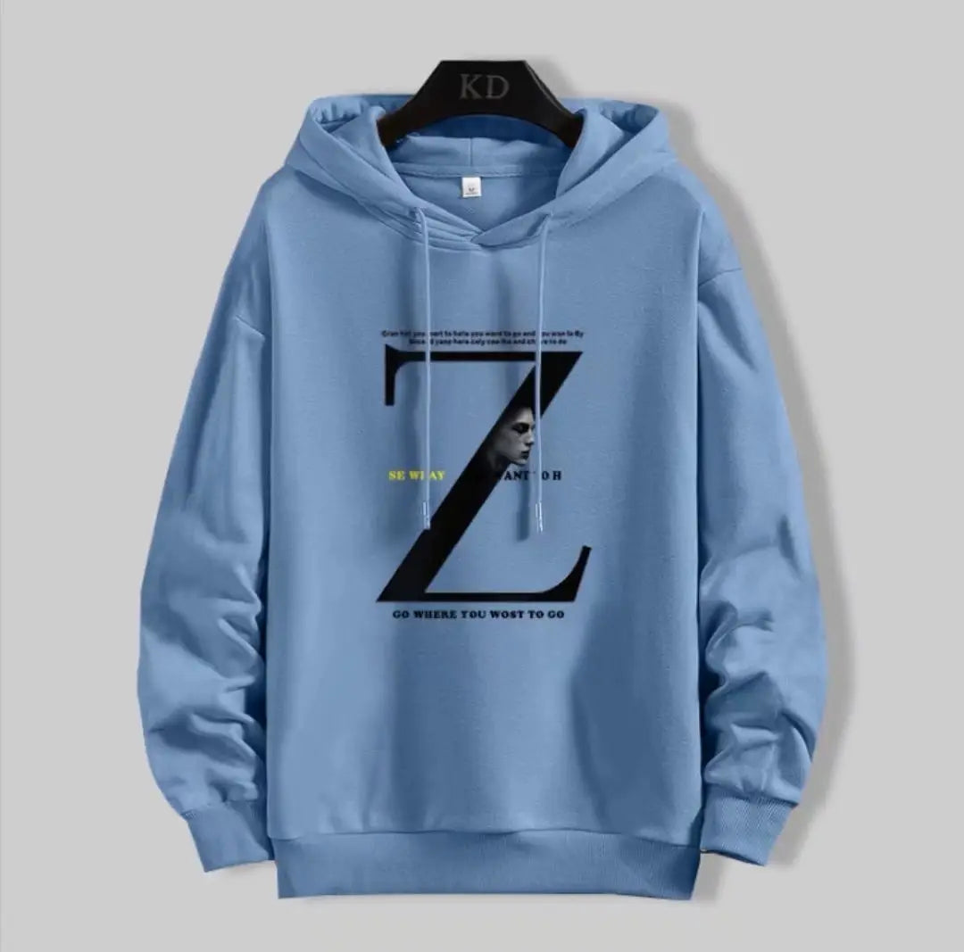 Aesthetic "Z" Graphic Oversized Hoodie