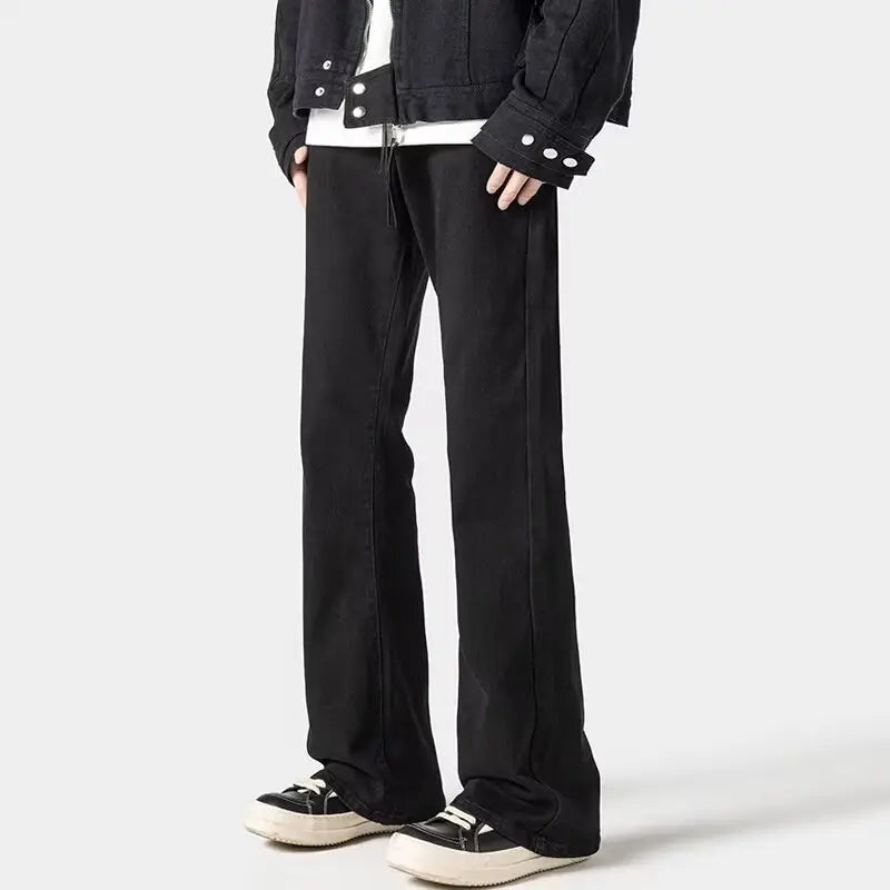 Retro Wide-Leg Flared Jeans