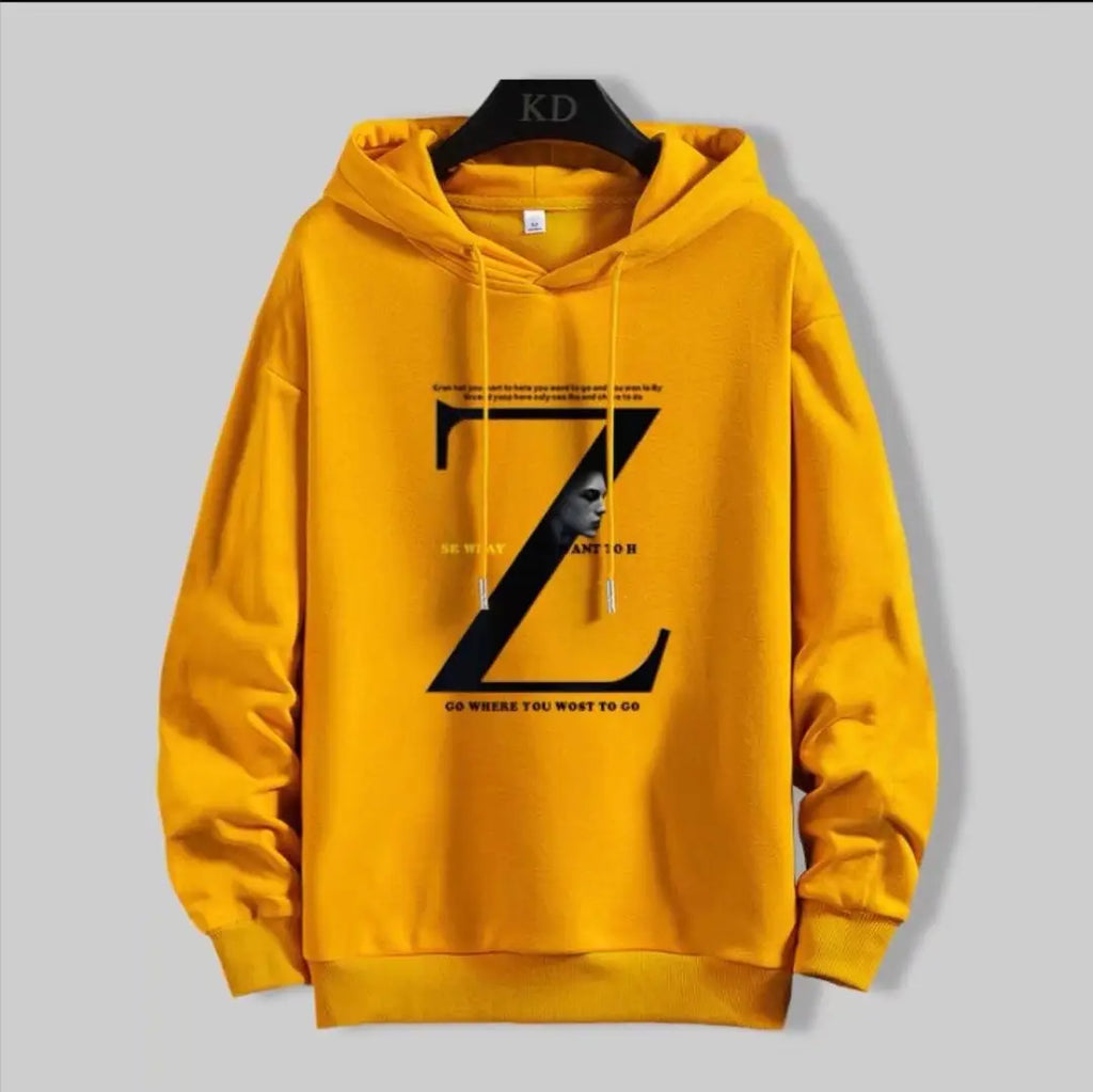 Aesthetic "Z" Graphic Oversized Hoodie