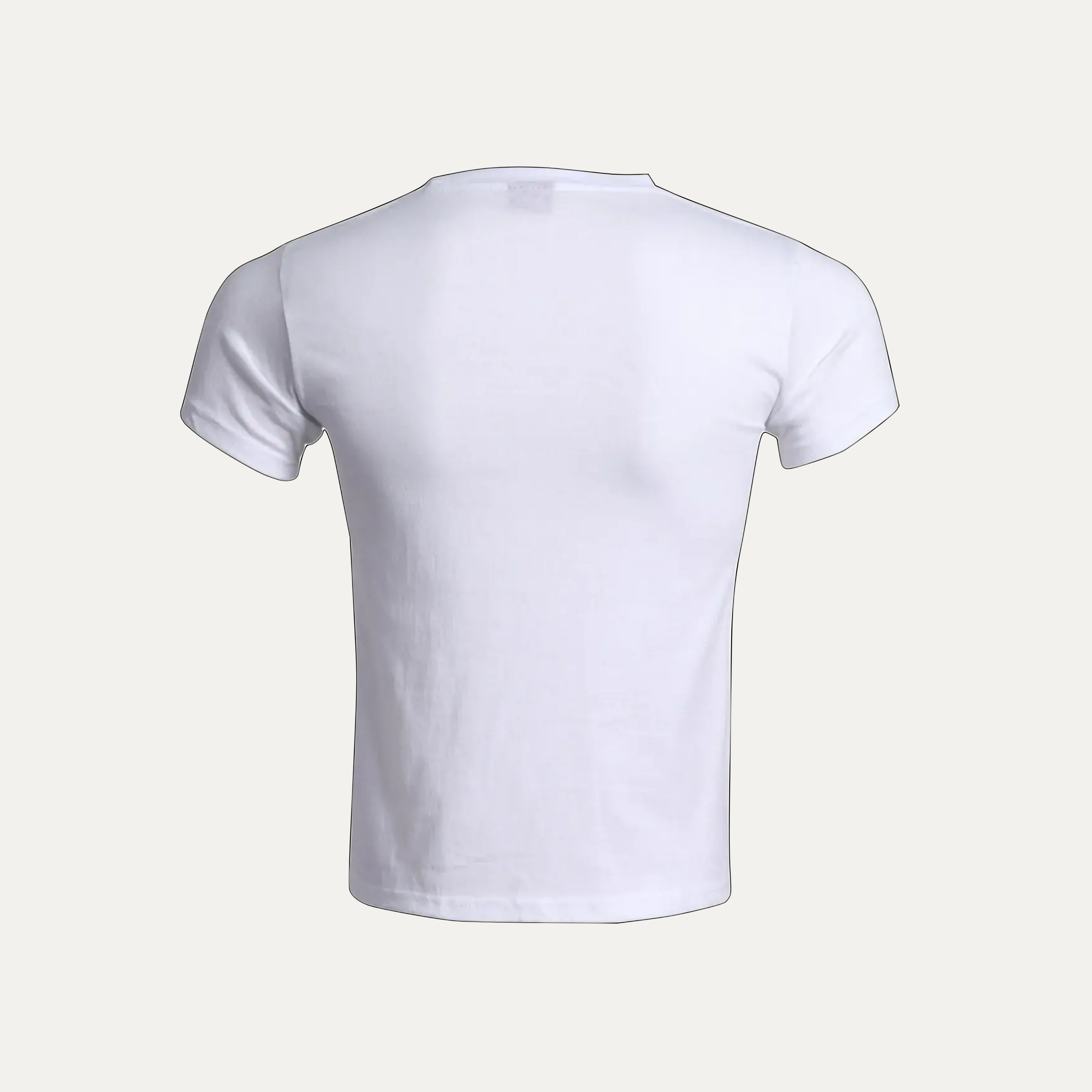 Men's White T Shirt