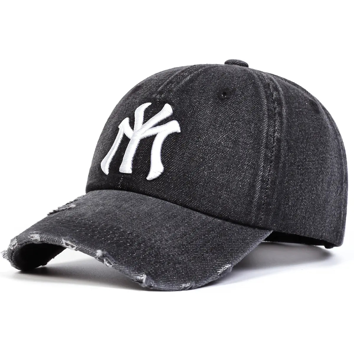 Men's Unisex Distressed Denim Baseball Cap