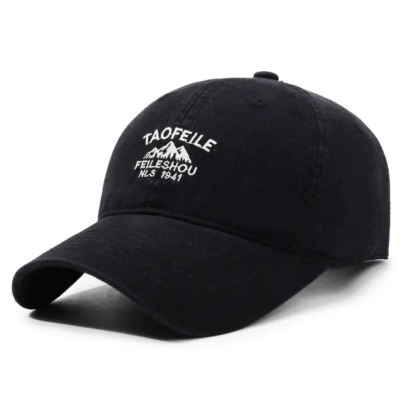 Women's Vintage Mountain Embroidery Dad Hat