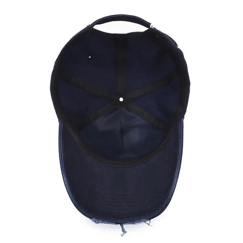 Unisex Edgy "Capital" Embroidered Dad Hat