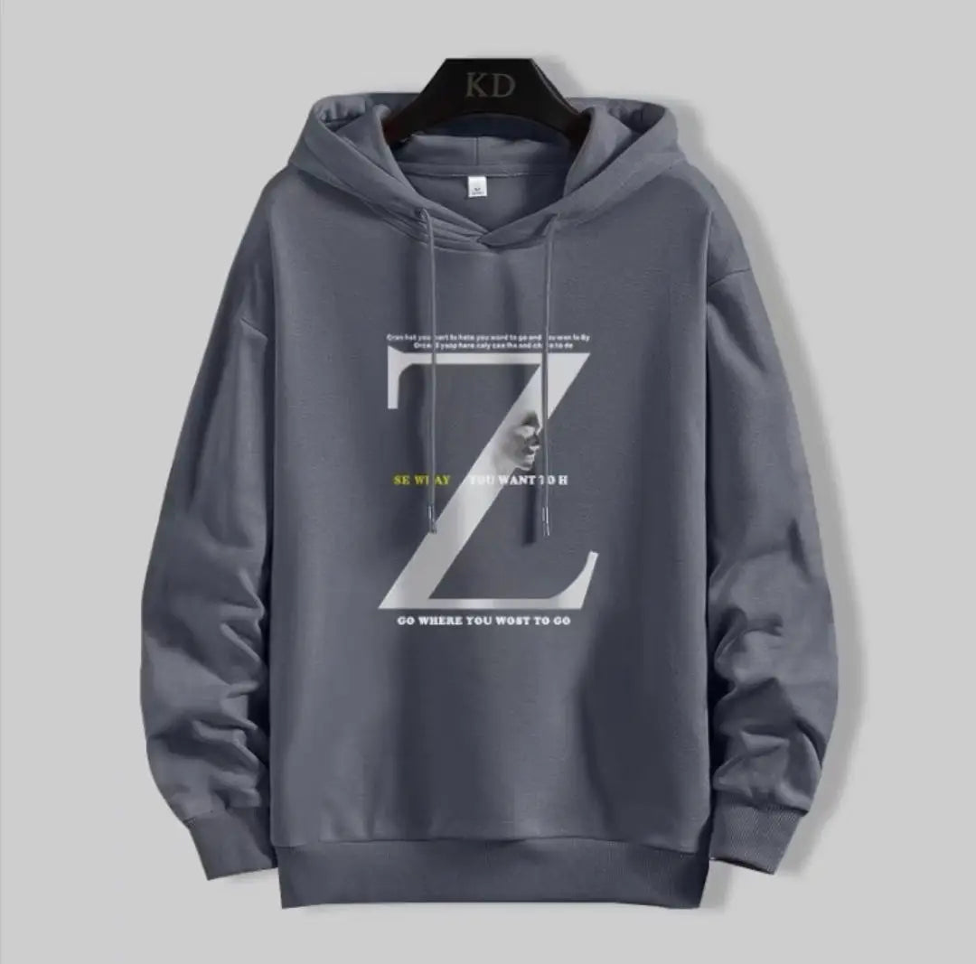 Aesthetic "Z" Graphic Oversized Hoodie