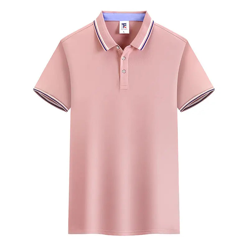 Classic Contrast Stripe Polo Shirt
