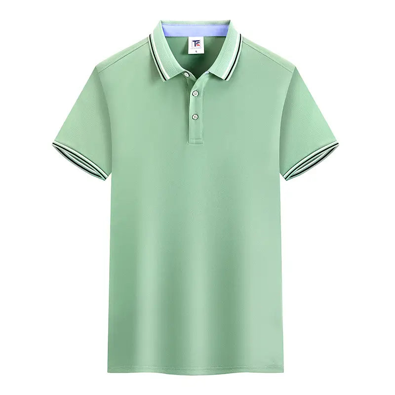 Classic Contrast Stripe Polo Shirt
