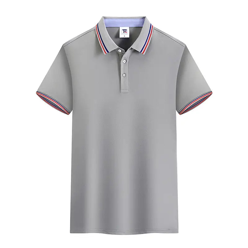Classic Contrast Stripe Polo Shirt